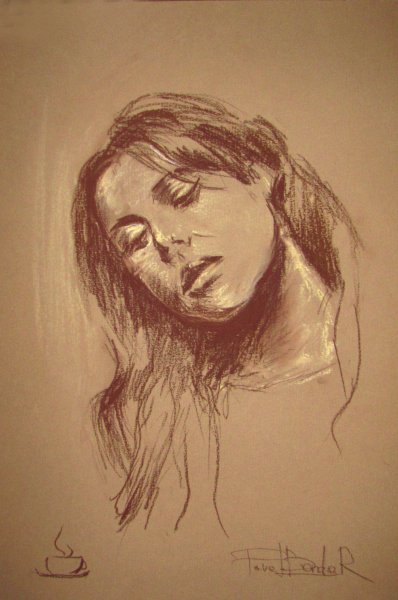 Наброски пастелью