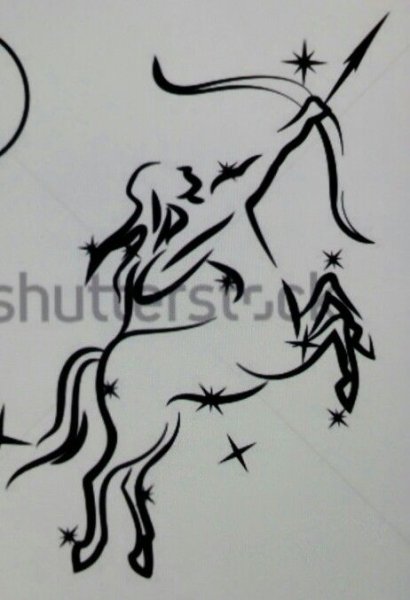 Татуировка Стрелец для девушки эскизы