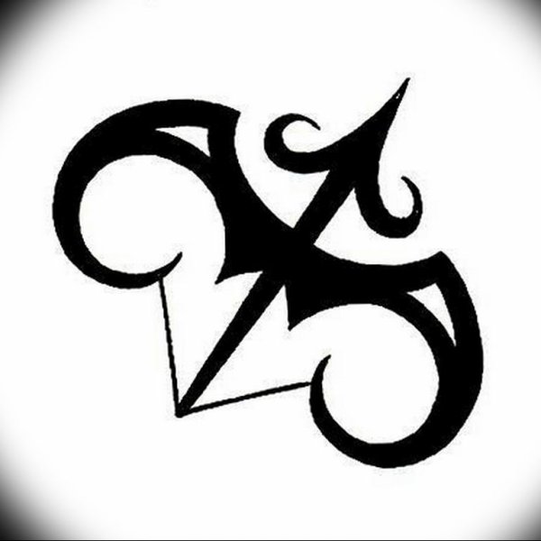 Значок стрельца тату