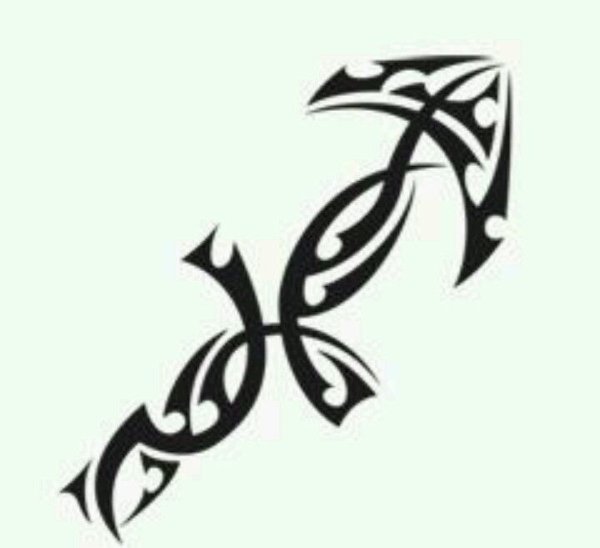 Тату Стрелец эскиз мужской