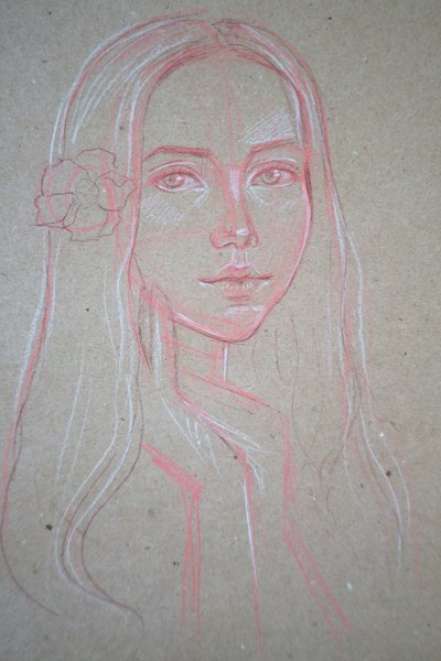 Портрет пастелью для начинающих