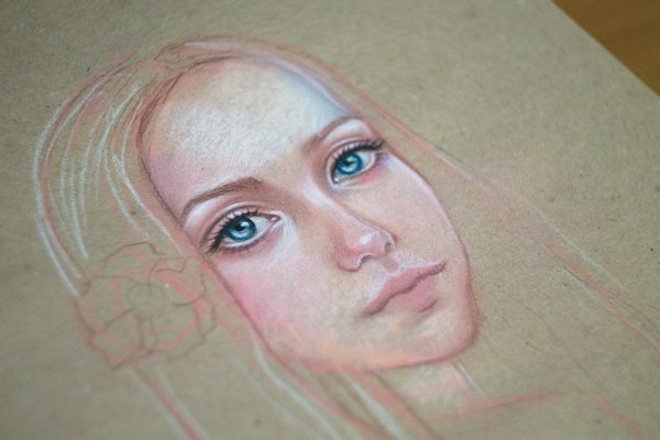 Портрет пастелью сухой