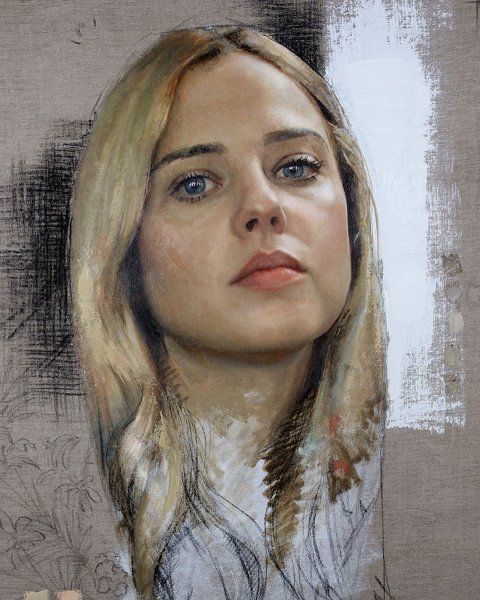 Портретная живопись Cesar Santos