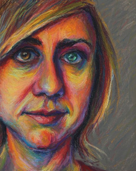 Автопортрет пастелью