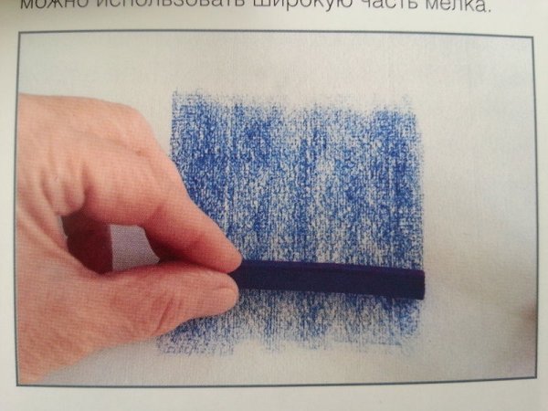 Техника рисования пастельными мелками