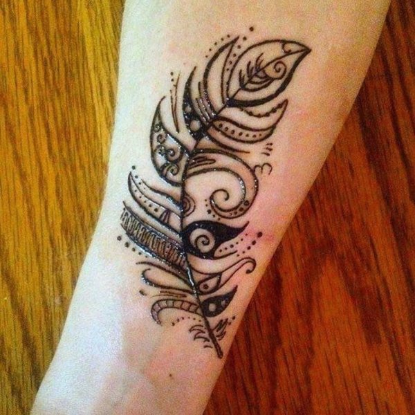 Мехенди классические узоры