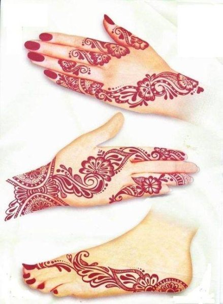 Инструменты для рисования хной на теле