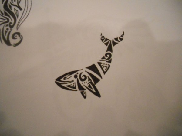 Тату Полинезия Касатка