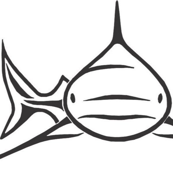 2d акула эскиз