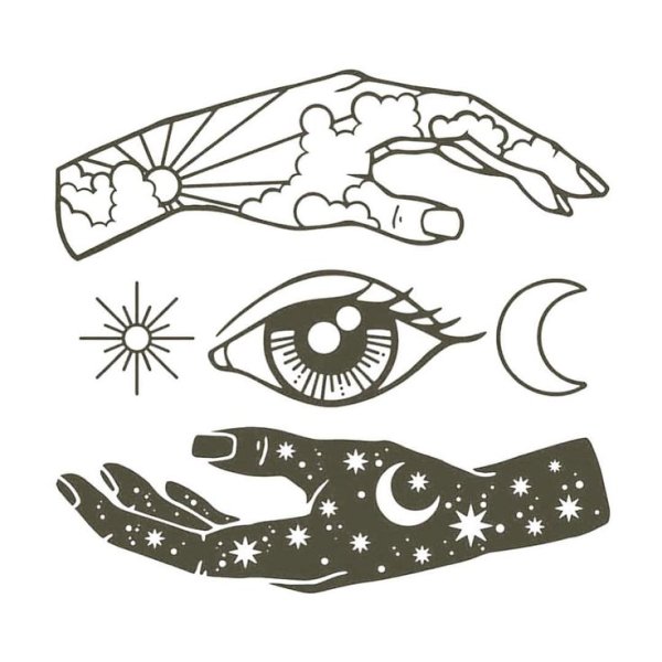 Эскизы тату эмоции