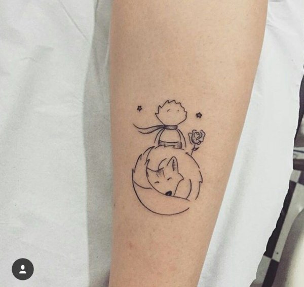 Маленький принц и Лисенок тату