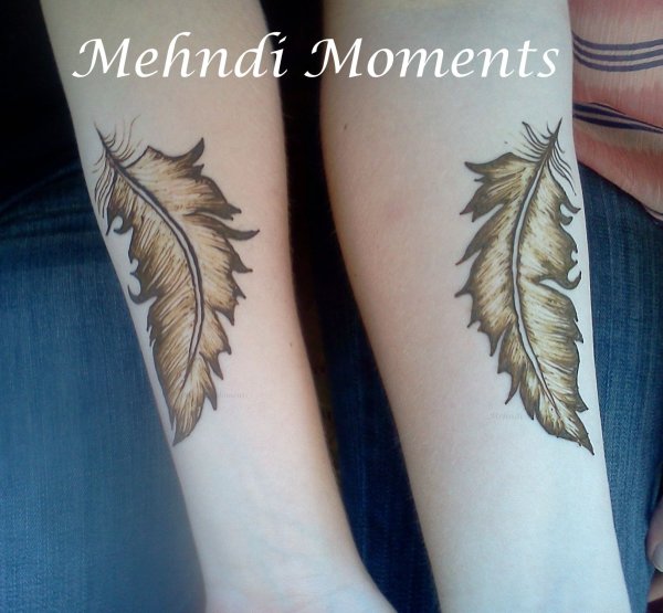 Мехенди перо