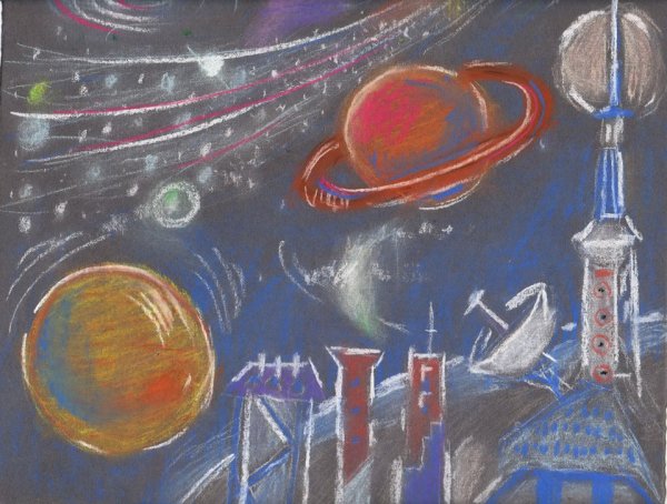 Картина на тему космические фантазии