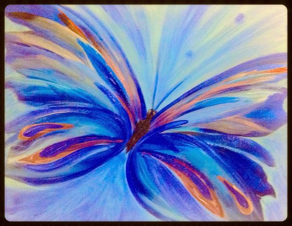 Амбре нарисованная пастелью