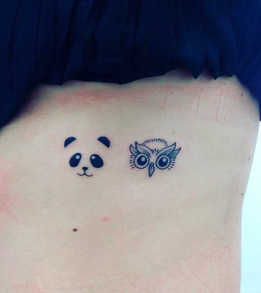 Тату Панда маленькая