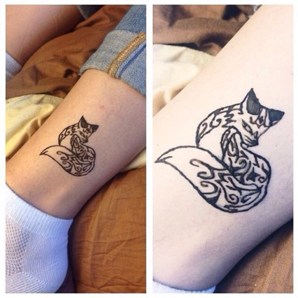 Мехенди лиса