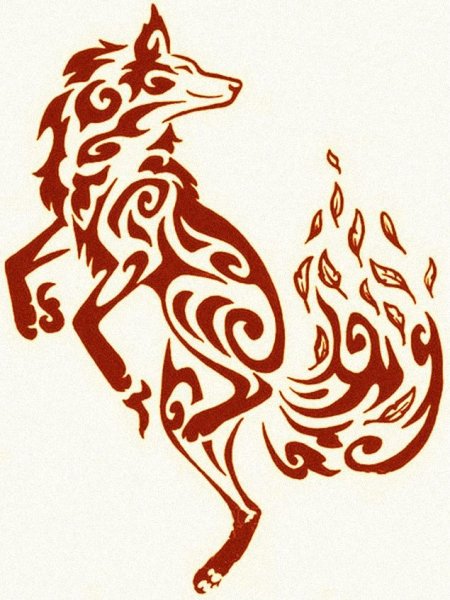 Лиса орнамент