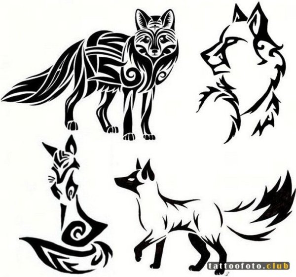 Лиса стилизация