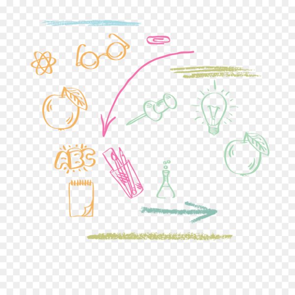 Надписи мелом на прозрачном фоне