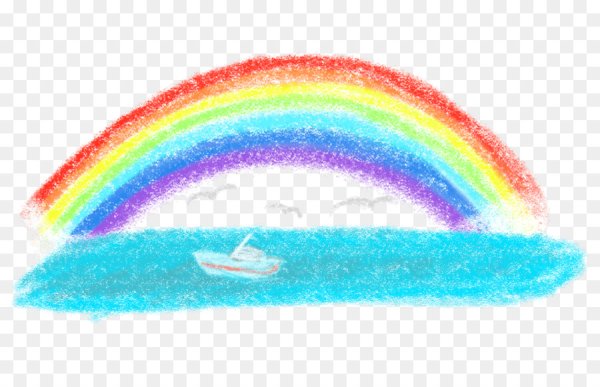 Радуга мелками