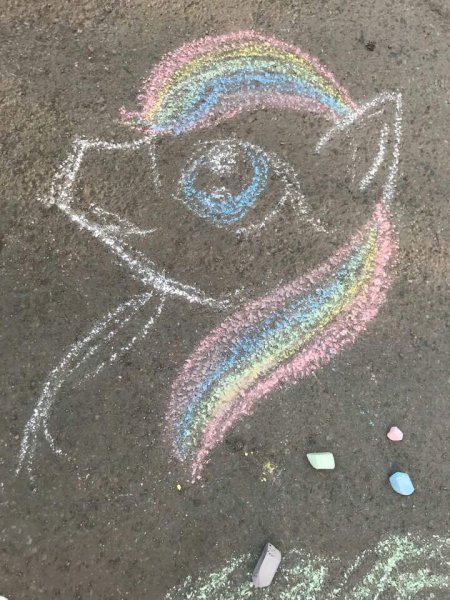 Что порисовать мелками