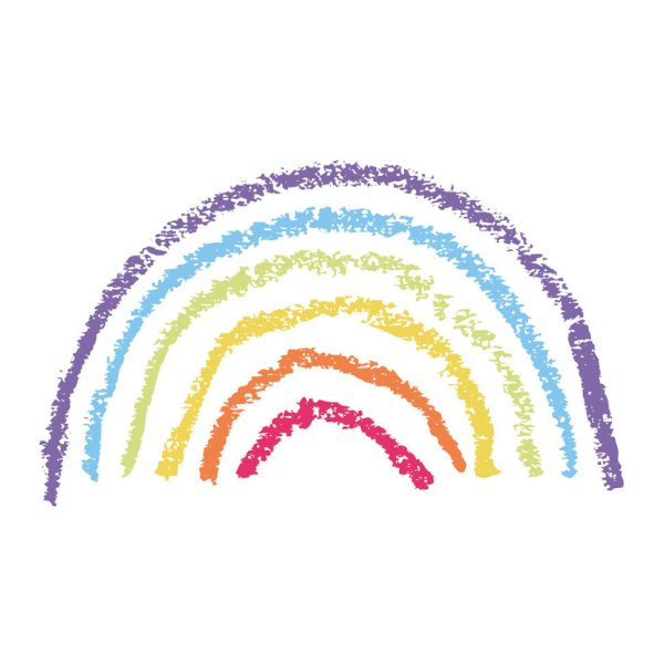 Радуга мелом