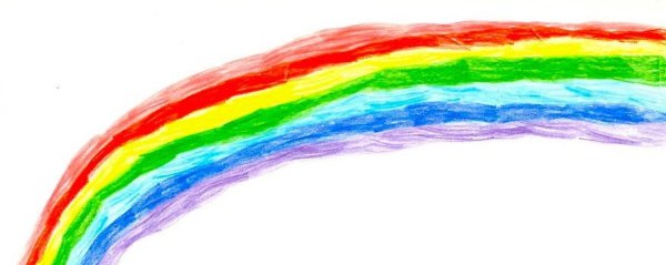 Радуга карандашом