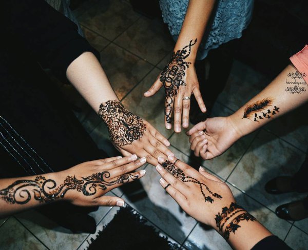 Временные тату из хны