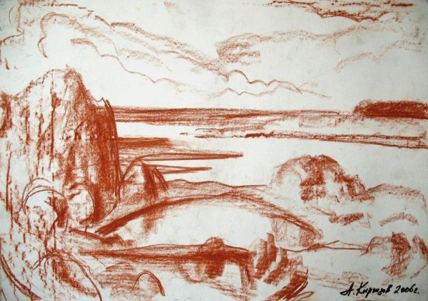 Графика сангина