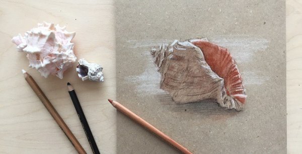 Итальянская техника трех карандашей