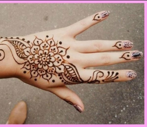 Тату хной маленькие