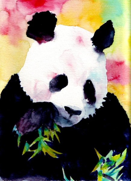 Панда арт