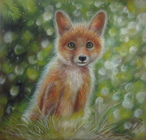 Рисунок лисы