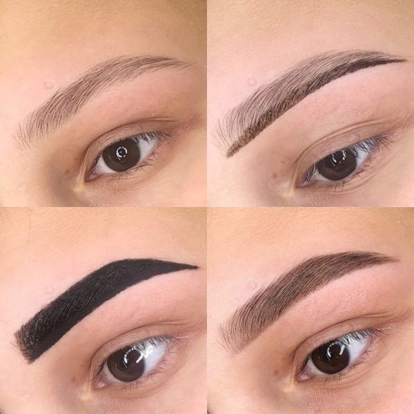 Красим брови самостоятельно хной