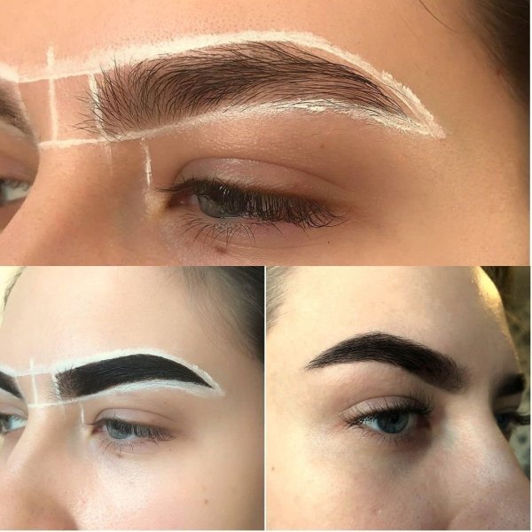 Поэтапное Отращивание бровей