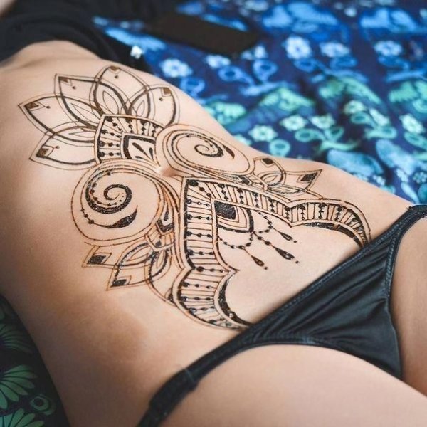 Эскизы тату на живот