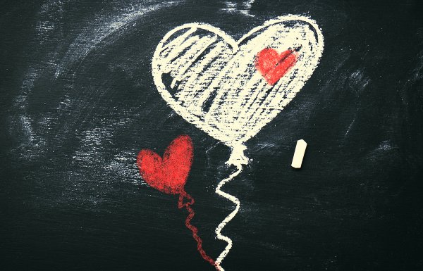 Сердце мелом