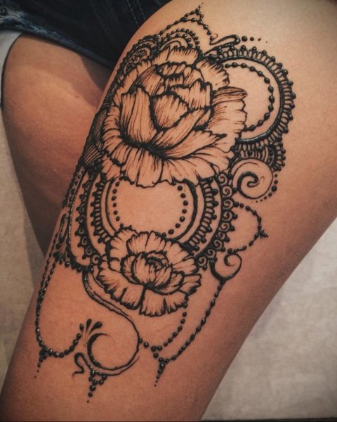 Мандала хной