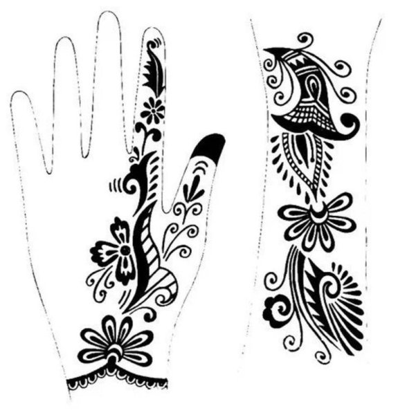 Мехенди узоры для начинающих