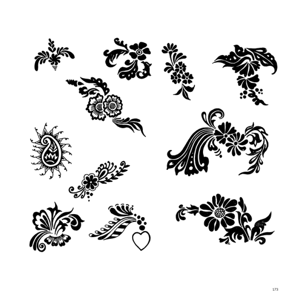 Мехенди простые узоры для начинающих