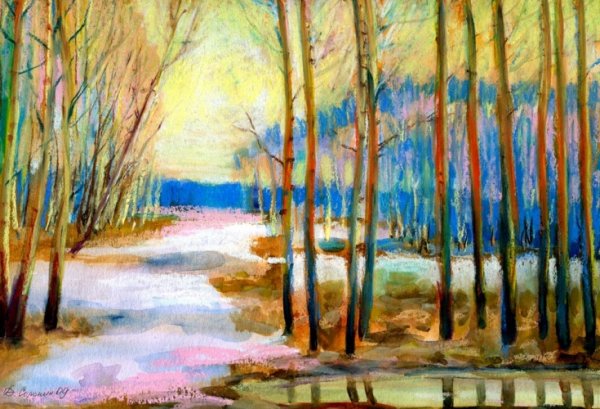 Джеймс Паттерсон весенний пейзаж