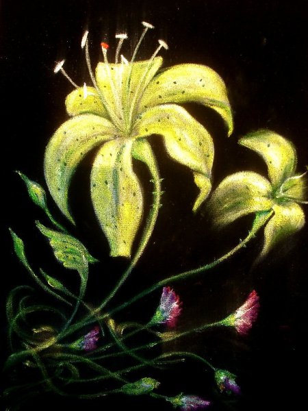 Живопись по бархату