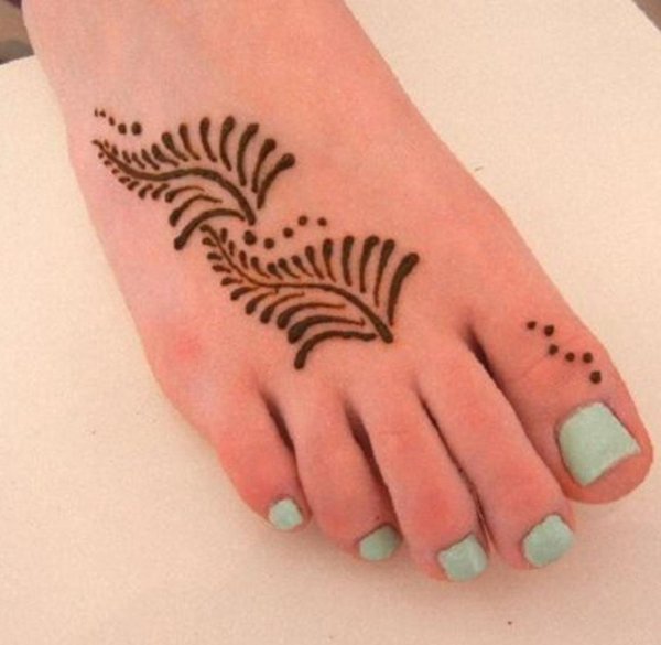 Мехенди для начинающих легкие на ноге