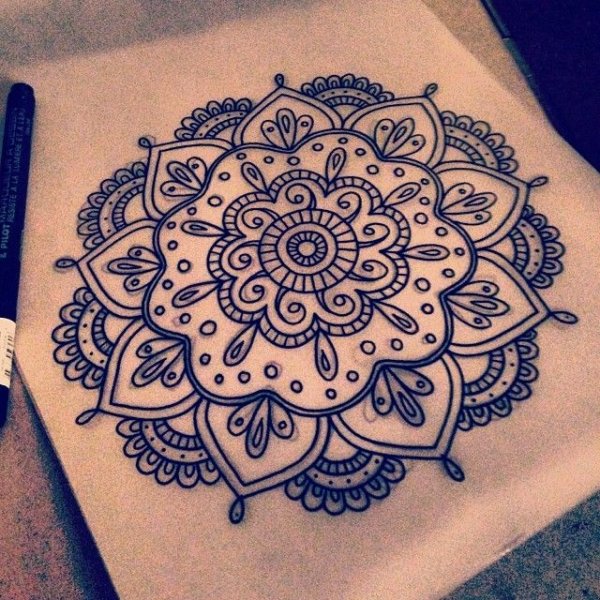 Мехенди круг