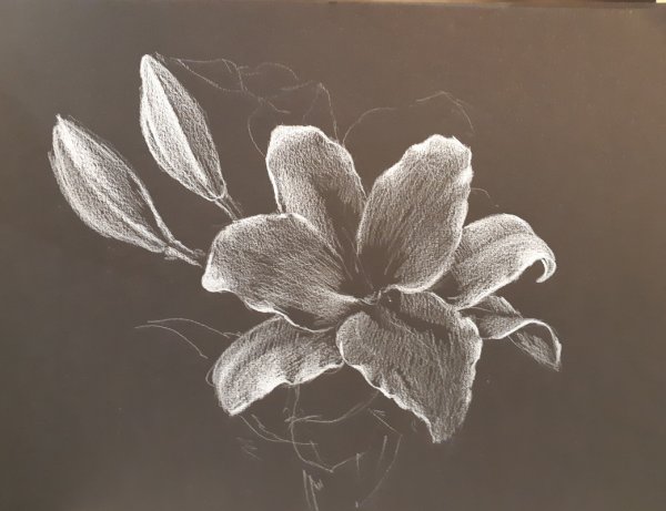 Абстракция пастелью