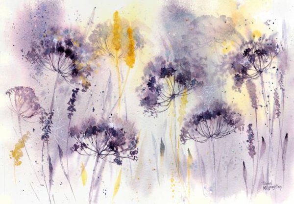 Рисунки мелками