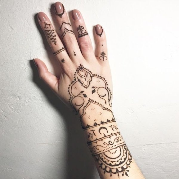 Узоры хной мусульманские