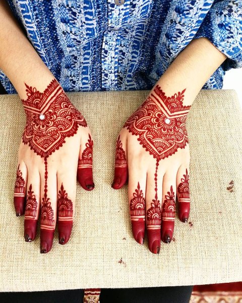 Узоры хной на руку мусульманам