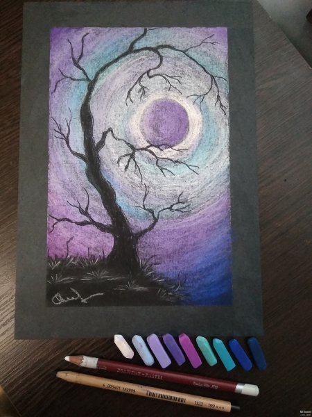 Рисунки пастелью для начинающих легкие