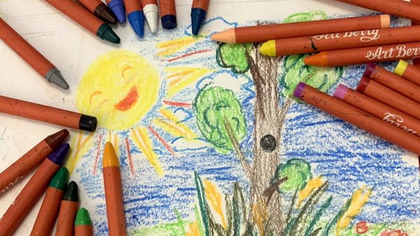 Восковые мелки для рисования